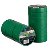 PVC Sealing and Joining Electrical Insulation Tape Green, 18mm x 20m x 180mu